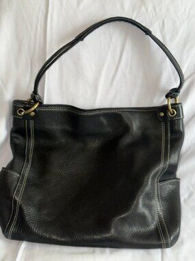 Fossil | Bags | Vintage Fossil Explorer Foldover Leather  Vintage Fossil Explorer Fold-Over Leather Shoulder Bag Purse‎ Aqua Teal Brass main image 1